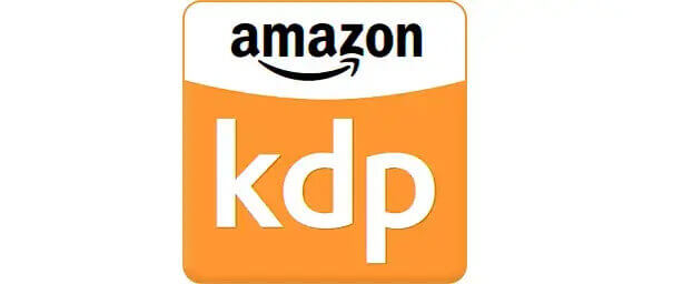 a close-up of a amazon kdp logo