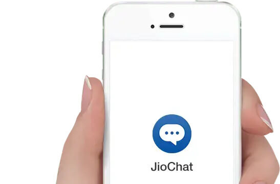 jio chat Mobile screen