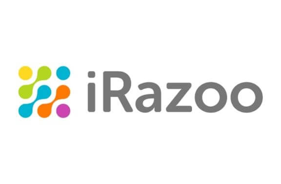iRazoo app logo only with white background